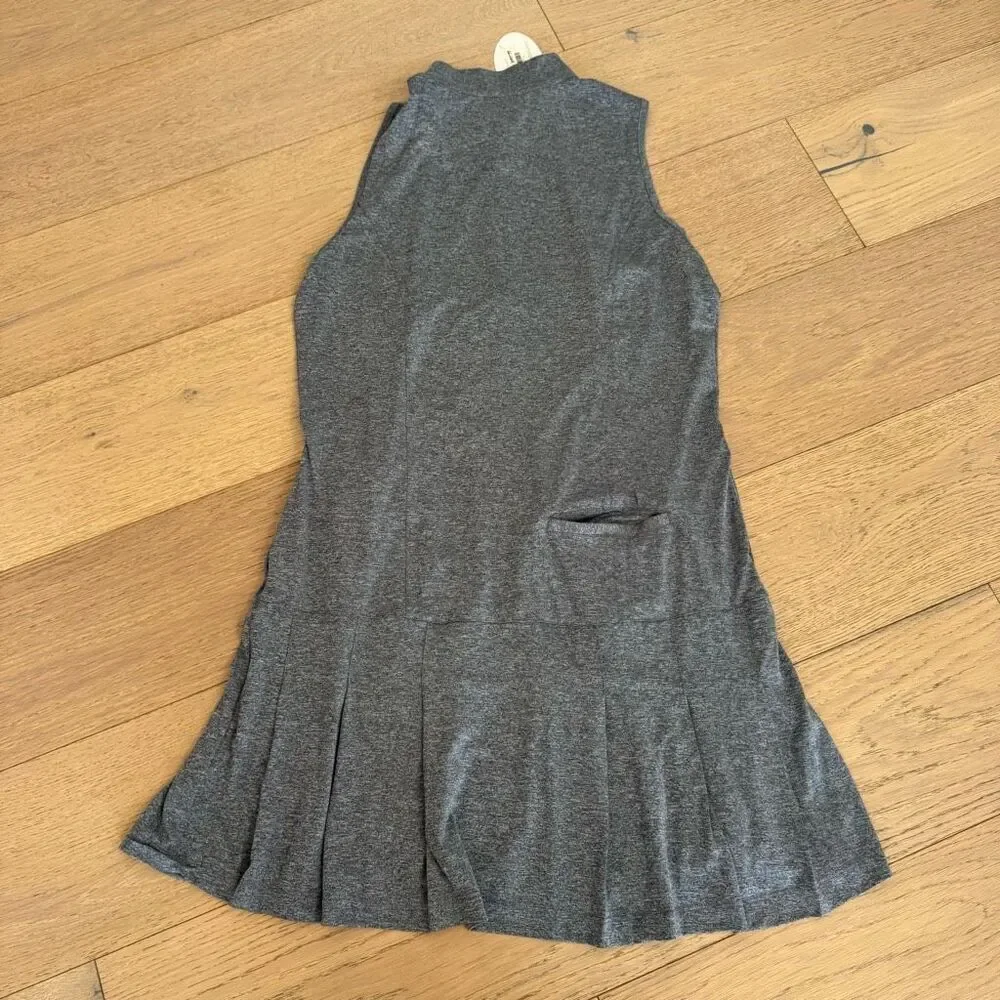 $120 Greg Norman Greg Norman Heather Sleeveless Dress grey size large m8 - Picture 3 of 5
